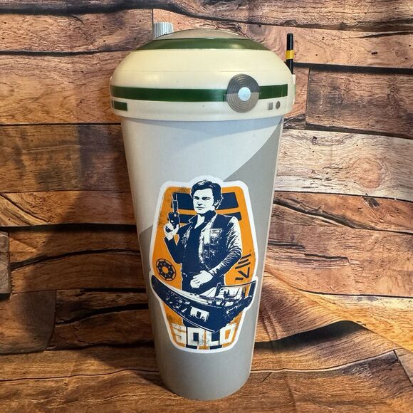 Solo A Star Wars Story Cup W/ Lid 32 Ounce 2018 Cinemark Exclusive Disney Movie - Picture 1 of 5